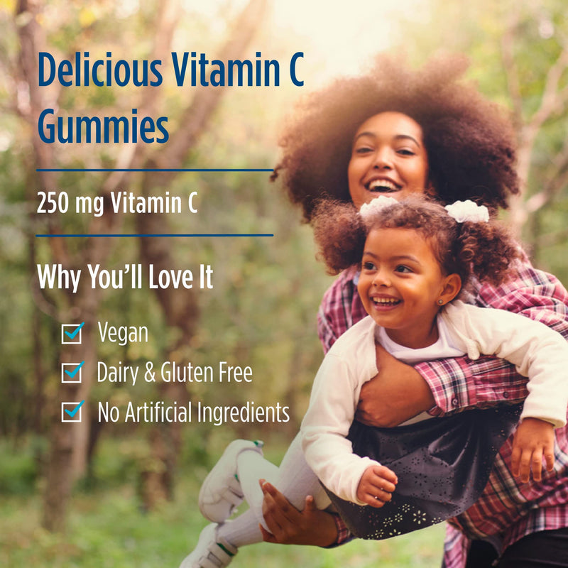 Nordic Naturals Vitamin C Gummies, Tart Tangerine - 120 Gummies - 250 mg Vitamin C - Immune Support, Antioxidant Protection, Child Growth & Development - Non-GMO, Vegan - 60 Servings 120 Count (Pack of 1) - BeesActive Australia