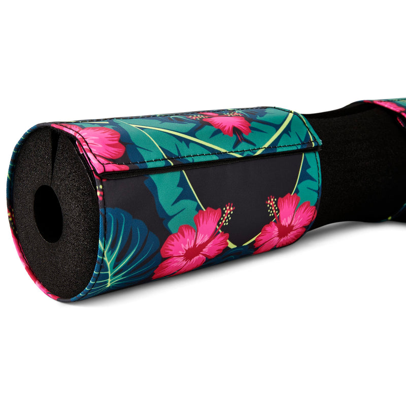 Harbinger Hip Thrust Bar Pad for Doing Hip Thrusters at Home and in The Gym for Olympic and Standard Bars Floral - BeesActive Australia