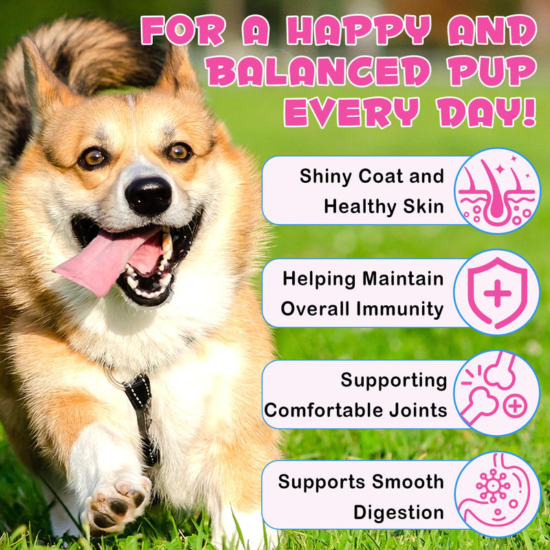 Collagen for Dogs (60ml), Dog Collagen Drops with Biotin, MSM - Supports Joint Health, Skin, Coat & Immunity – Tasty Bacon-Flavored Liquid Supplement for All Breeds & Sizes (60ml(Pack of 1)) 60ml(Pack of 1)