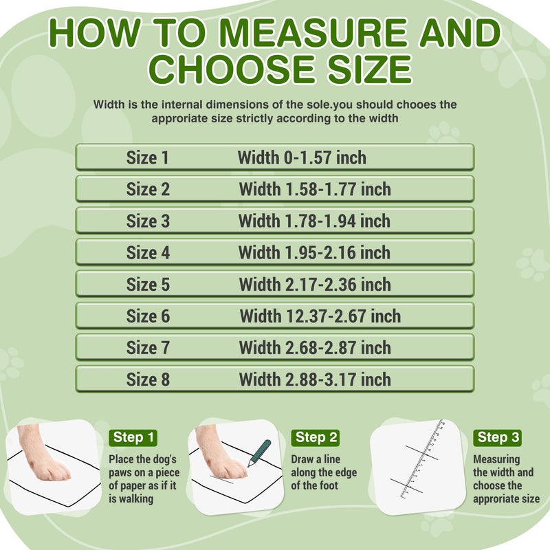 DcOaGt Dog Shoes for Large Dogs, Mesh Breathable Dog Boots & Paw Protectors for Hot Pavement Summer Winter Snow, 360° Anti-Slip Dog Booties for Hiking/Walking,Military Green 4PCS(Size 6) Military Green-Mesh Size 6:Width 2.37-2.67 inch(Pack of 4) - BeesActive Australia