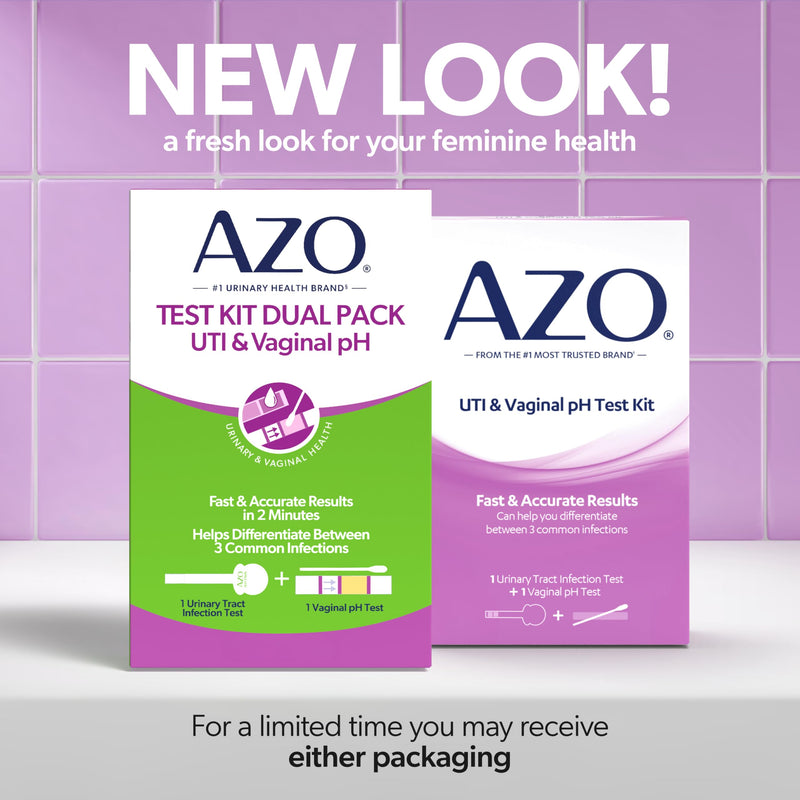 AZO Urinary Tract Infection (UTI) Test Strip + Vaginal pH Test Kit, Fast & Accurate Results, from The #1 Most Trusted Brand, FSA/HSA Eligible Pack of 1 - BeesActive Australia