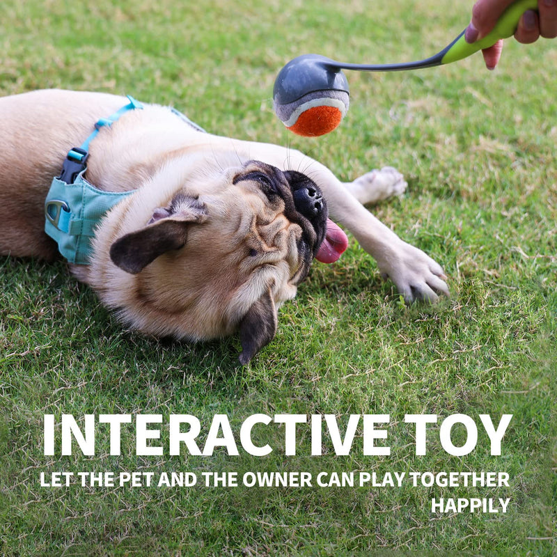 PAWISE Dog Ball Launcher, Dog Fetch Toy,12.2'' Dog Ball Thrower with 2.3'' Ball 1-pack - BeesActive Australia