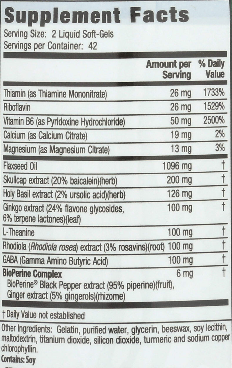Irwin Naturals Stress-Defy Daily Stress Support & Calm Formula 84 Softgels | Emotional Balance | L-Theanine + Adaptogens | Relaxed Mental Clarity | 84 Liquid Soft-Gels