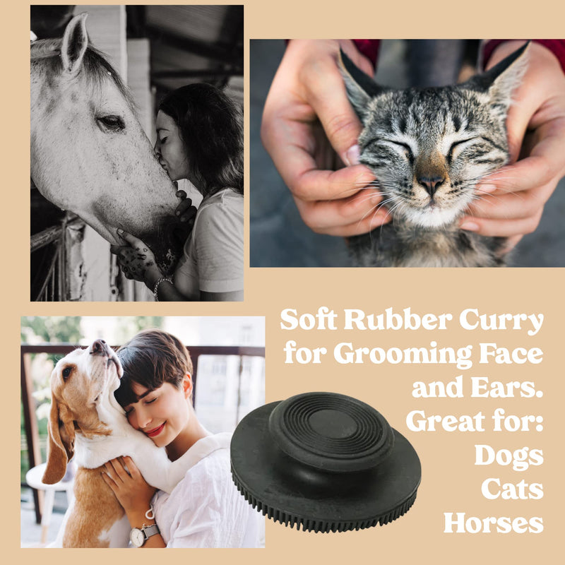 Horse Soft Rubber Face Brush - BeesActive Australia