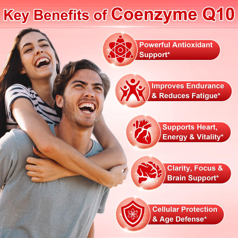 CoQ10 400mg Per Serving, 300 Softgels Extra Strength with MCT Oil | Coenzyme Q10 as Ubiquinone, Antioxidant Support for Heart & Energy Health, Non-GMO,Gluten & Soy-Free,150-Day Supply 300 Count (Pack of 1)
