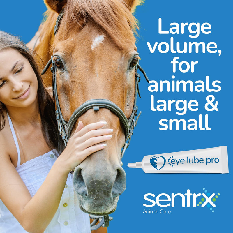 Sentrx Eye Lube Pro, Hyaluronic Acid Drops for Dogs, Cats, Horses, Dry Eye & Redness Relief Ointment, 20g Pack of 1 - BeesActive Australia
