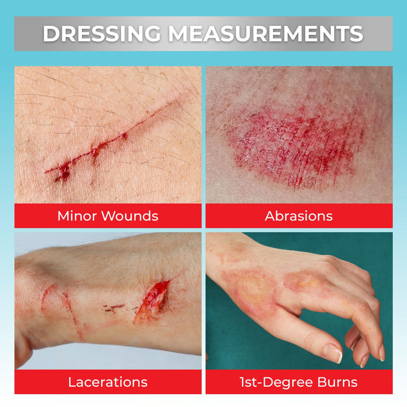 SilverSeal Hydrogel Burn & Wound Dressing Kit with X-Static Silver - FDA Cleared Care for Burns, Cuts & Wounds ‚Äì Soothing Moisture, Relief & Protection - 4 (2‚Äùx3‚Äù) Hydrogels + 4 (3‚Äùx5‚Äù) Adhesive Pads - BeesActive Australia