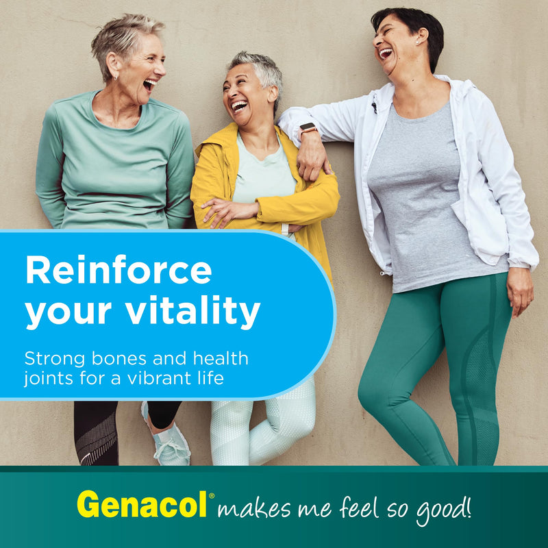 Genacol Bone & Joint – Calcium, Vitamin D3, Boron & Collagen | Essential Nutrients for Strong Bones, Natural Relief of Joint Discomfort (Knees, Hips, Shoulders, Fingers) 90 Count (Pack of 1)