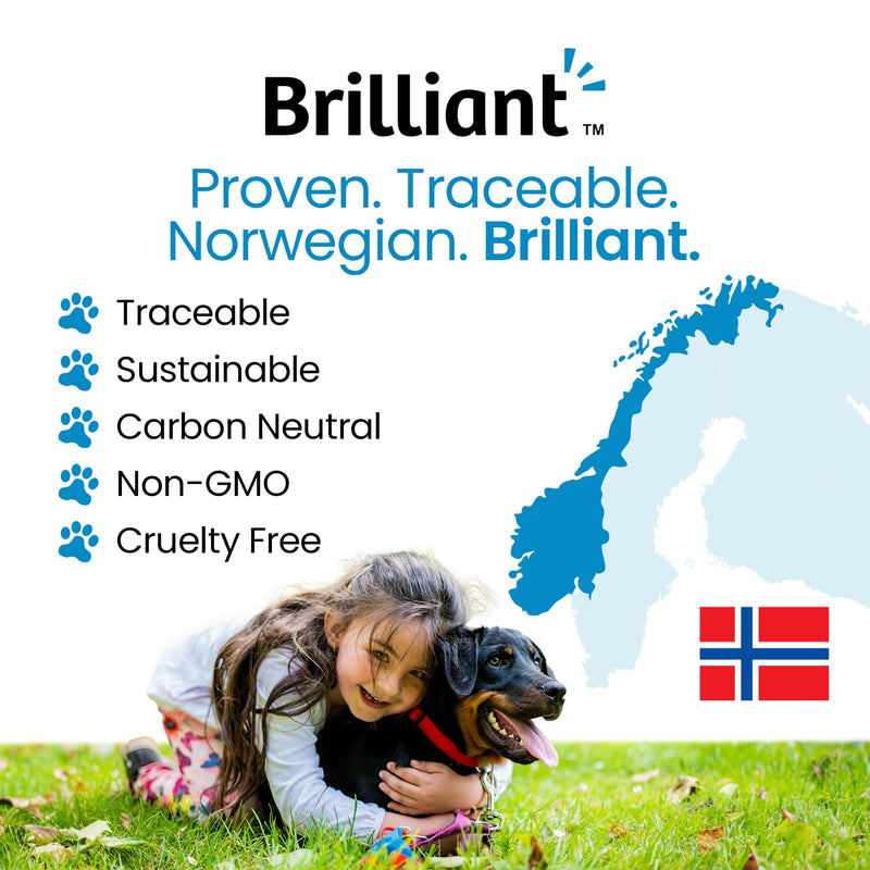 Brilliant Bone & Joint Supplement for Dogs - High Strength Calcium & Collagen Powder for Joint & Hip Support, Essential Supplement for Dog’s of All Ages - 600g