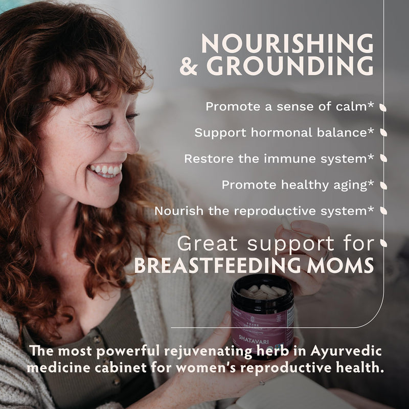 TRIBE ORGANICS Organic Shatavari Herbal Supplement - Hormonal Balance | Women‚Äôs Reproductive Health | Lactation | Immune & Inflammatory Support - Non-GMO USDA Organic 120 Vegan Capsules