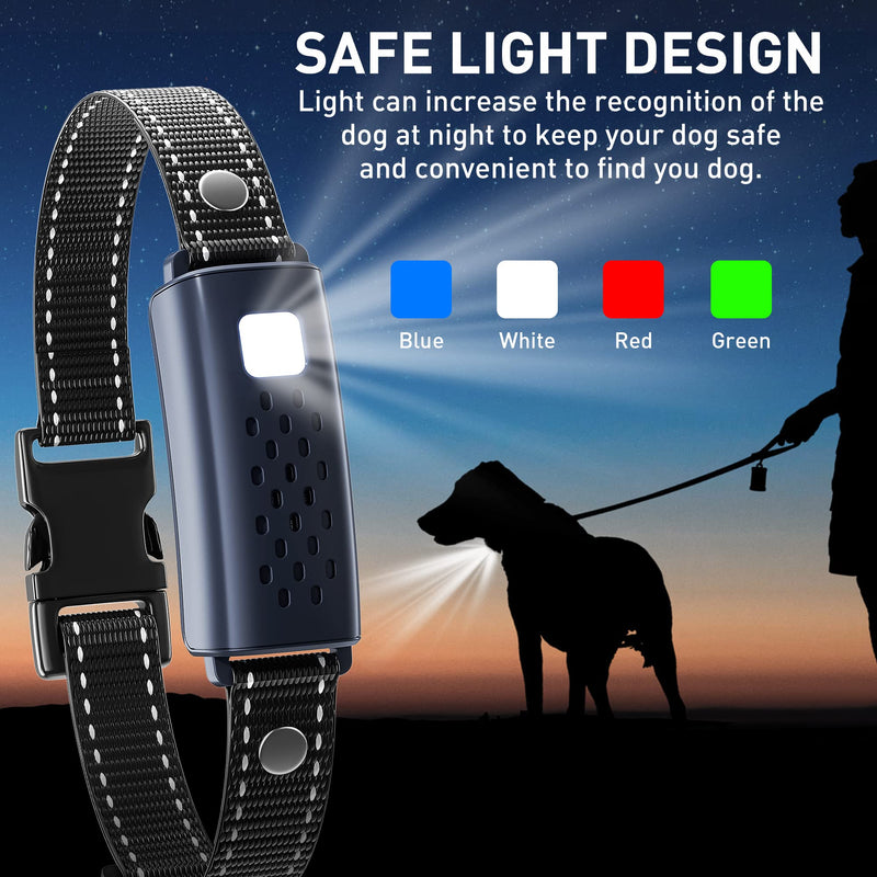 Dog Shock Collar - 4000FT Dog Training Collar with Remote Waterproof e Collar with Flashing Light, Adjustable Pitch Beep(1-8), Vibration(1-16), Safe Shock(1-99), and Keypad Lock Black 1 Pack - BeesActive Australia