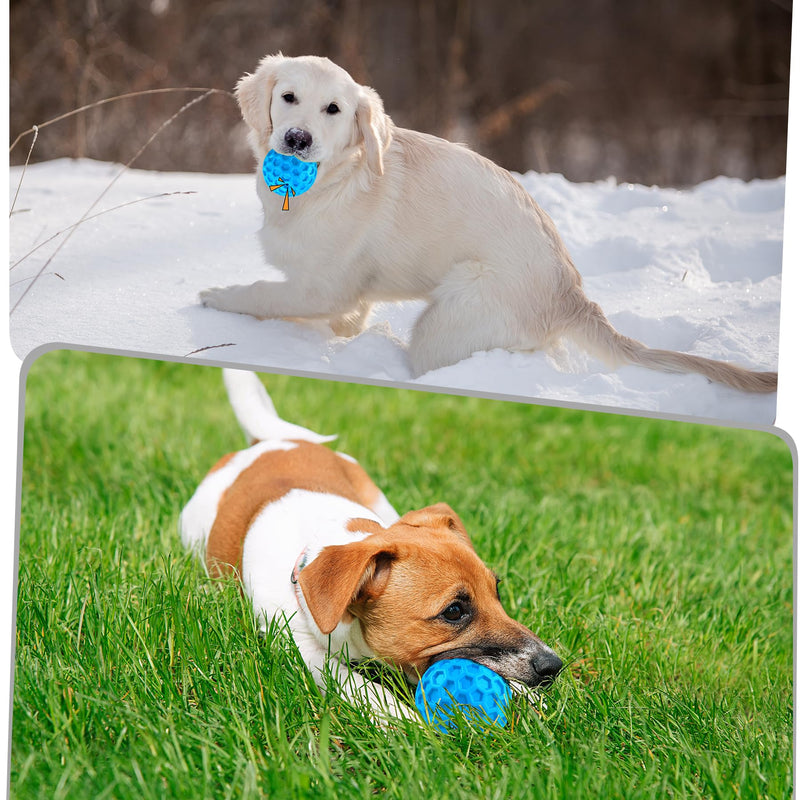 Squeaky Dog Toys for Aggressive Chewers, Indestructible Dog Balls for Aggressive Chewers, Squeaky Balls for Dogs,Interactive Dog Toys for Large Dogs,Funny Dog Squeaky Ball Heavy Duty Dog Toy - BeesActive Australia