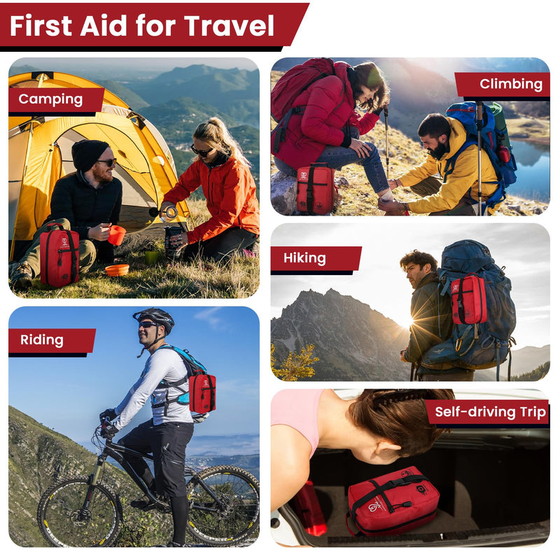 Emergency Trauma First Aid Kit - Large All-Purpose Portable Waterproof Kits for Car, Complete Family Travel. - BeesActive Australia