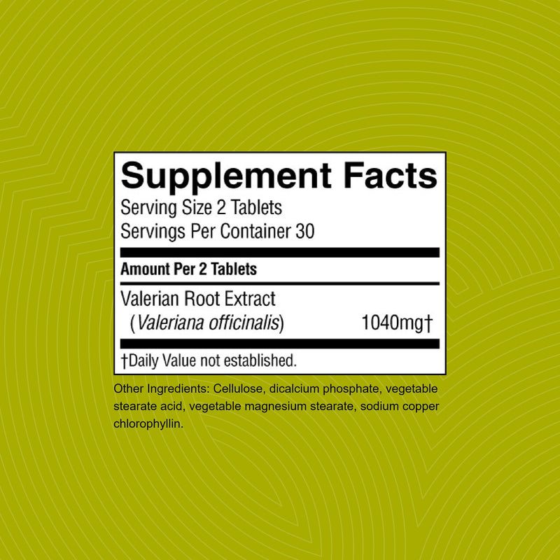 Nature's Sunshine Valerian Root Extract Time Release, 60 Capsules | Herbal Supplement Promotes Relaxation, Supports Sleep, and Delivers Natural Nervous System Support - BeesActive Australia