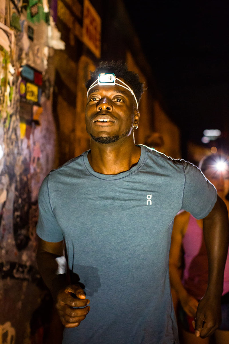 PETZL Bindi Headlamp - Ultra-Compact Rechargeable 200 Lumen Headlamp Designed for Everyday Athletic Activities - Emerald One Size