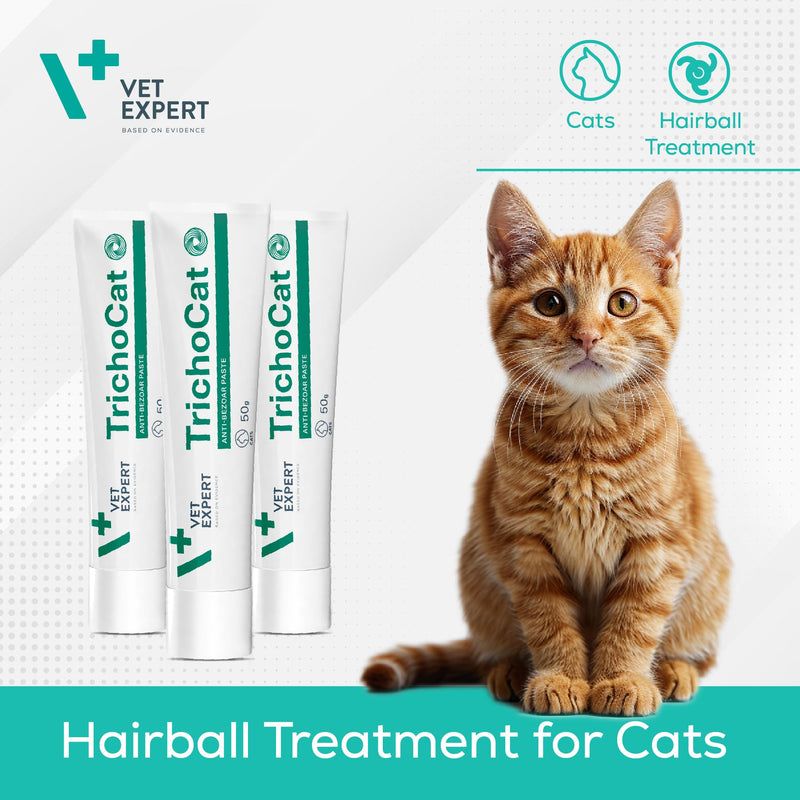 VETEXPERT TrichoCat 50g interference suppression paste Reduction of hair ball formation in the lining wire - BeesActive Australia