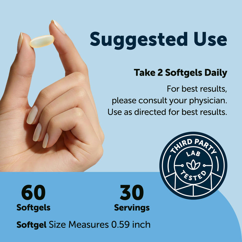 Micro Ingredients Supreme Omega-3 Fish Oil w/Ultra High EPA & DHA, Burpless Softgels | rTG Omega-3 with Vitamin D3 | Wild-Caught Cold Deep-Sea Fish | Lemon Flavor, Easy to Swallow, 60ct 60 Count (Pack of 1)