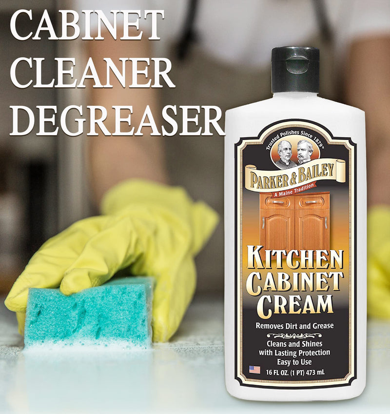 Parker and Bailey Kitchen Cabinet Cream-Wood Cleaner-Grease Remover 16 oz (1) 1 - BeesActive Australia