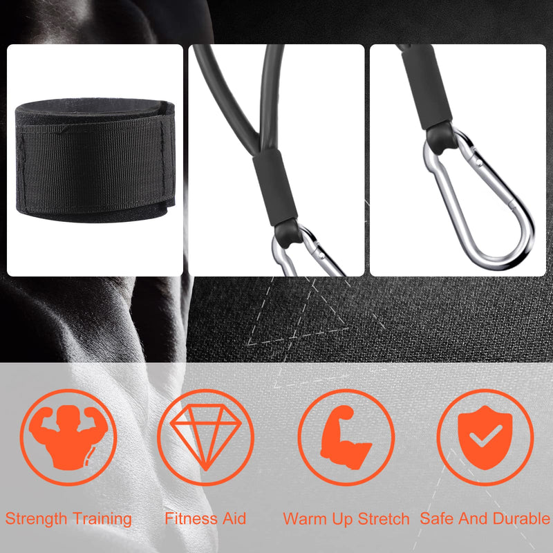 Skylety 3 Pcs Baseball Resistance Bands Youth & Adult Exercise Baseball Pitching Training Bands, 3 Levels 20/30/50 Lbs Black, Blue, Red