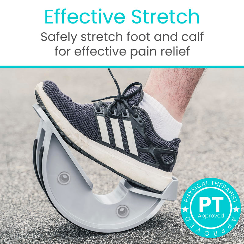 Vive Foot Rocker - Calf Stretcher for Achilles Tendinitis, Heel, Feet, Shin Splint, Plantar Fasciitis Pain Relief - Stretches Strained Leg Muscle - Ankle Wedge Stretch Improves Flexibility (Small) - BeesActive Australia