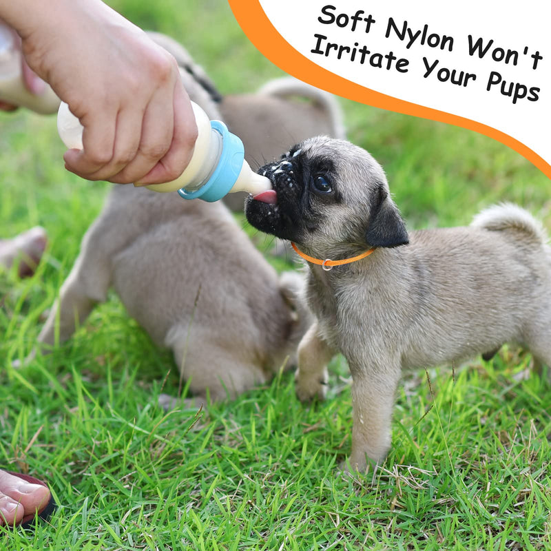 tonyg-p Pack of 12 Puppy ID Collars Puppy Collars Adjustable Soft Puppy Collars with Jump Rings for Newborn Puppies Kittens, 12-20cm - BeesActive Australia