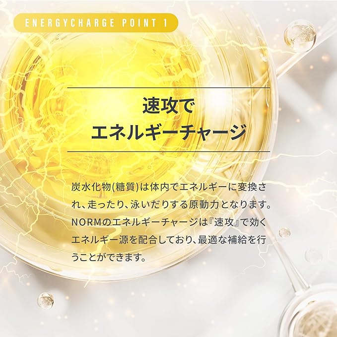 NORM Energy Charge Citric Acid Maltodextrin Sports Drink Vitamin B1 Made in Japan No Artificial Sweeteners Powder Lemon Flavor 1 Bag - BeesActive Australia