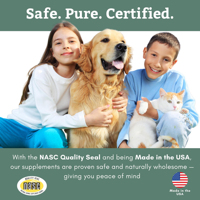 Wholistic Pet Organics Canine Complete & Feline Complete - Dog Vitamins and Cat Vitamins for Immune System, Skin, Coat & Overall Health