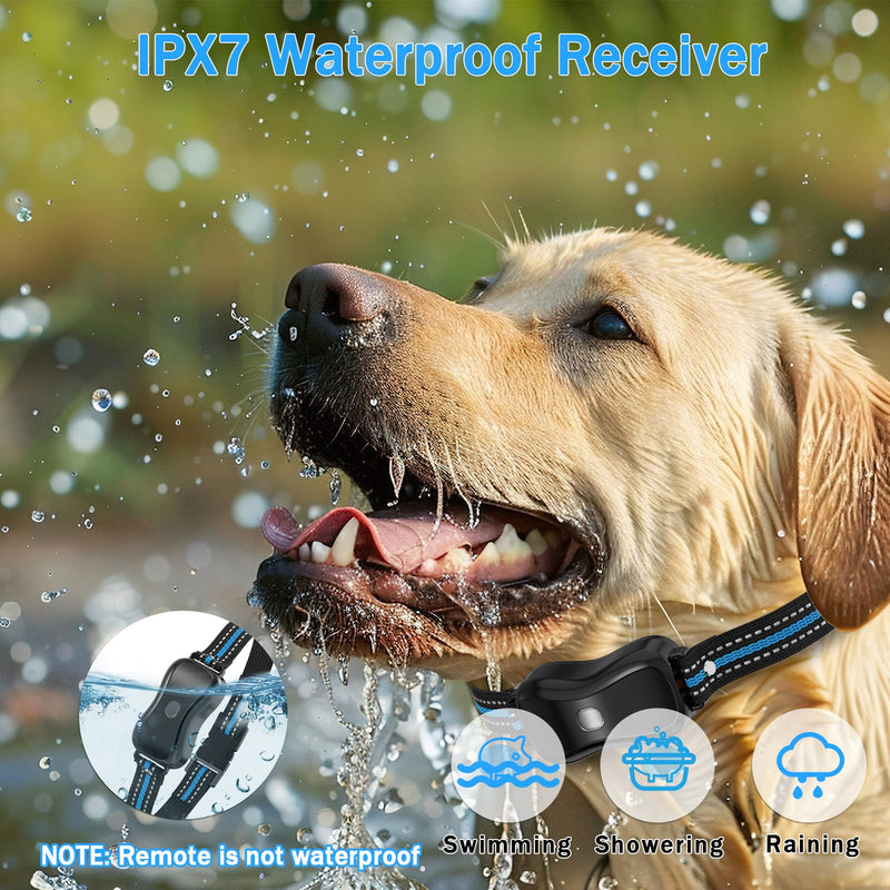 Dog Training Collar with Remote 3300Ft, Dog Shock Collar with Remote Control, 3 Training Modes, IPX7 Waterproof Rechargeable E-Collar Fit for Large Mid Small Dog - BeesActive Australia