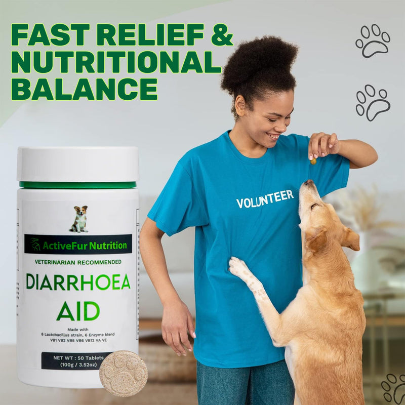 Diarrhoea Aid Tablets for Dogs