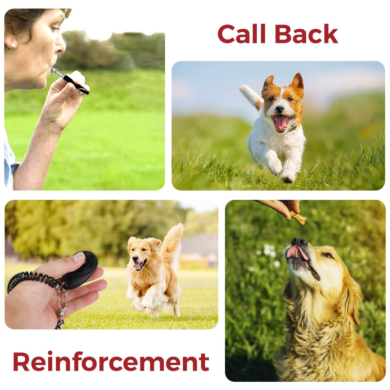 Dog Treat Pouch Training Kit with Clicker for Dog Trainer, Puppy Treat Bag with Poop Bag Dispenser and Clip for Leash, Waist Belt Pouches, Dog Clickers and Silent Whistle for Pet Training (Ruby Red) Ruby Red - BeesActive Australia