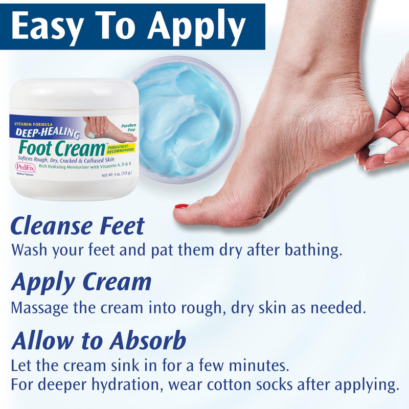 PediFix Deep-healing Foot Cream, 4 Oz Pack of 1