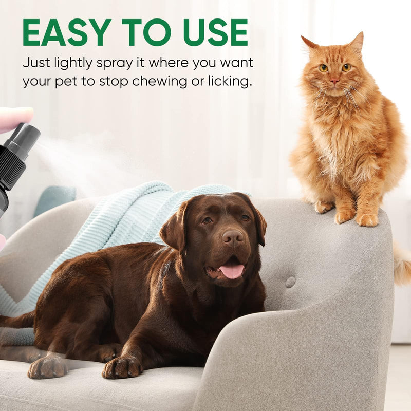Bitter Spray for Dogs to Stop Chewing, Safe No Chew Spray for Dogs to Easily Prevent Licking, Marking, Chewing, Stay Away from Restricted Areas, 1.72Fl Oz - BeesActive Australia