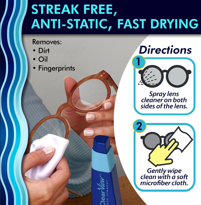 Portable Lens Cleaner Kit ‚Äì Travel Size with Premium Cleaning Solution, Refillable Spray + Microfiber Cloth, Safe for All Lenses, Compact & On-The-Go 2 - BeesActive Australia