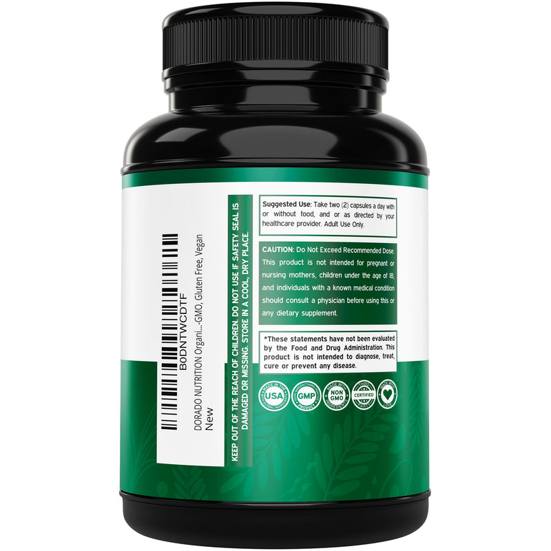 Organic Shatavari Capsules - 1,000mg Organic Shatavari Powder Per Serving (180 Capsules, 90 Day Supply) for Hormone Balance and Prolactin Production (Non-GMO, Gluten Free, Vegan Safe) - USA Made - BeesActive Australia
