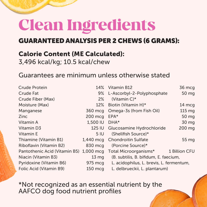 10-in-1 Dog Multivitamin Supplement with Glucosamine & Probiotics - Hip & Joint Support, Digestive Health, Immune Support, Heart & Skin - All-in-One Daily Vitamins & Omega-3s for Dogs (Chicken 180 Ct) Chicken 180ct