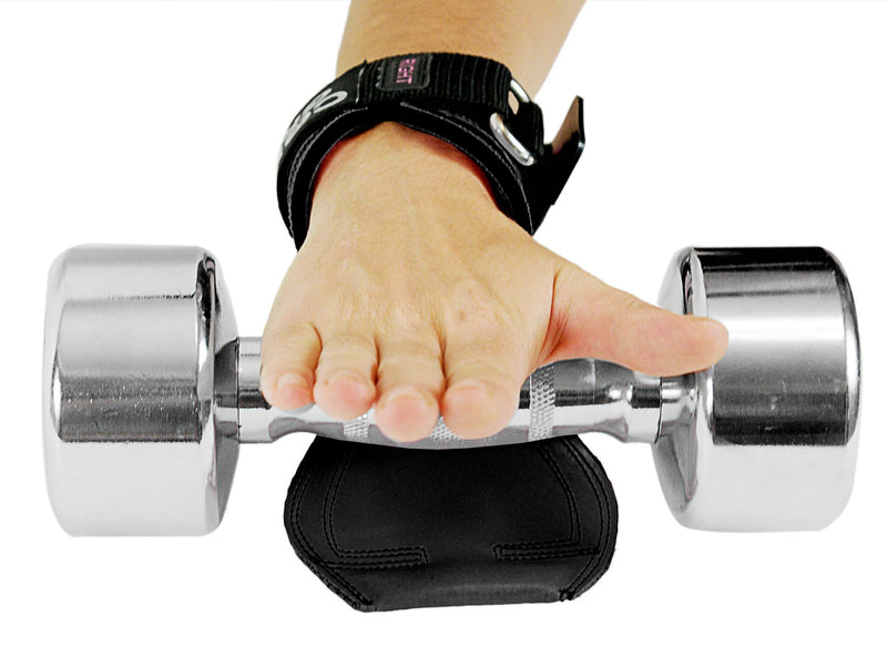 Cobra Grips FIT for Ladies! Weight Lifting Gloves Heavy Duty Straps Alternative to Power Lifting Hooks for Deadlifts with Built in Adjustable Neoprene Padded Wrist Wrap Support. (Women Black Rubber) - BeesActive Australia