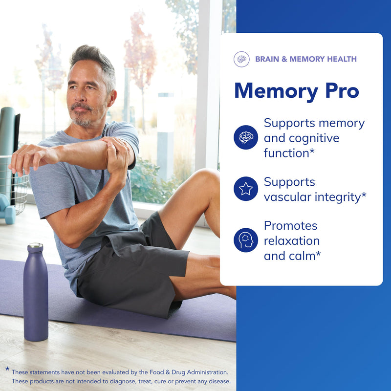 Pure Encapsulations Memory Pro, 90 Capsules | Comprehensive Memory Support Formula, Supports Cerebral Blood Flow and Acetylcholine Levels* 90 Count (Pack of 1)