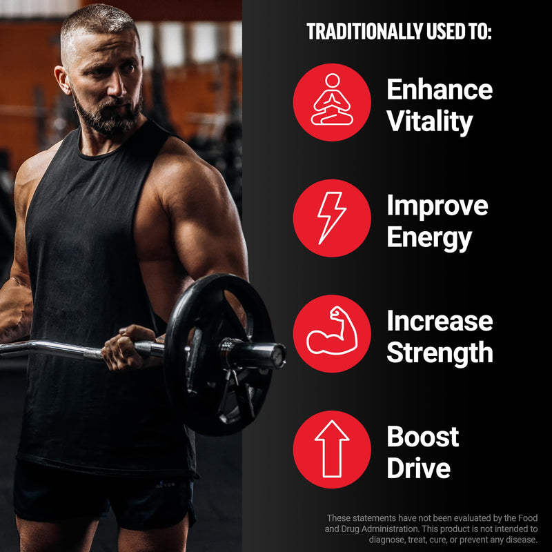 Force Factor Black Maca Gummies for Men & Women | Boost Energy, Strength, Drive & Vitality, Superior Absorption, Peruvian Black Maca Root, Passion Berry, 60 Gummies 60 Count (Pack of 1)