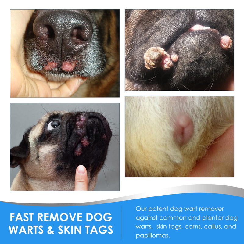 Dog Wart Remover, Fast Acting Dog Skin Tag & Wart Removal Treatment Warts Remover for Dogs, No Harm & Pain-Free Light Blue(dog Wart Remover) - BeesActive Australia