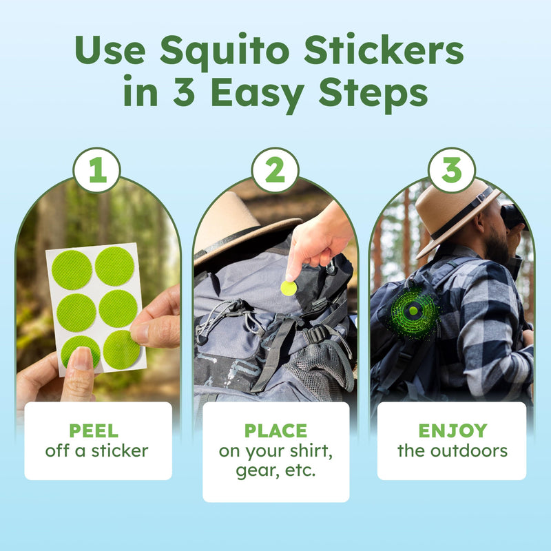 BugMD Squito Stickers Mosquito Repellent Patch Stickers for Adults (78 Patches), Safe & Effective Insect Repellent Patches for Toddlers, Kids, Camping, Beach & Outdoor Essentials 78 Sticker - 1 Pack - Adult