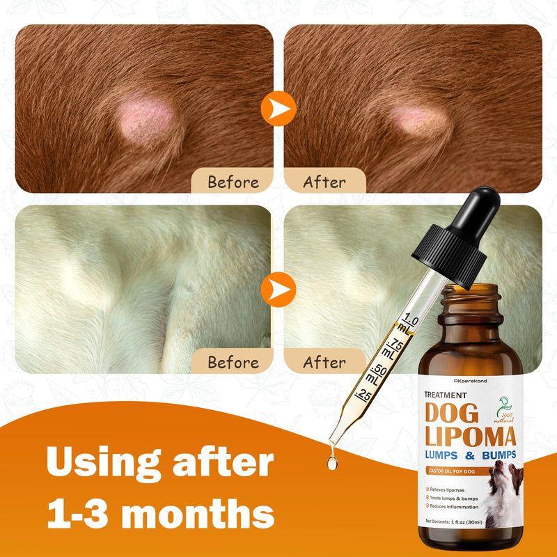 Dog Lipoma Treatment, Guard Against Lumps and Bumps, Help Shrink Dog Lipomas Naturally, Soften Fatty Lumps & Bumps, Reduce Swelling and Inflammation, Castor Oil for Dogs, Promote Healthy Skin