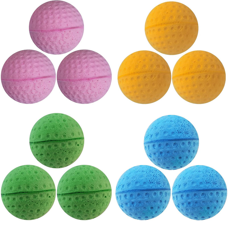 Curiosity is The Nature of Cats, This Ball Rolling and Jumping, can Stimulate The Interest of Cats, Recommended for Cats with This Toy. Golf Foam Sponge Ball 12 - BeesActive Australia