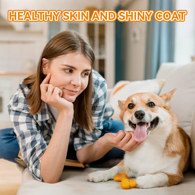 Skin & Coat Supplement, Cat and Dogs for Yeast Relief Drops, Itch Relief for Dogs with Allergies, Inflammation Relief for Dogs, 60ml