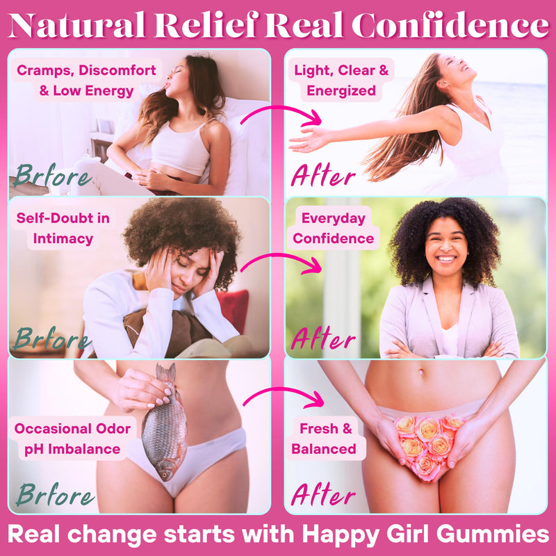 Dr. Lu Happy Girl Feminine Balance Gummies | Pineapple Gummies for Women pH Balance with Probiotics & Immune Support | Delicious & Naturally Flavored, Sugar-Free, Vegan - 60 Count