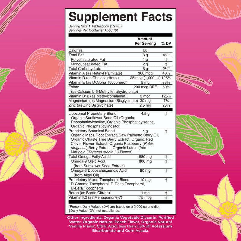 MARYRUTH'S Multivitamin Liposomal for Women 40+ | Womens Multivitamin Liposomal | Immune Support Supplement | Menopause Support| Methylated Multivitamin | Vegan | Sugar Free | Non-GMO | 15.22 Fl Oz | 15.22 Fl Oz, Sugar Free