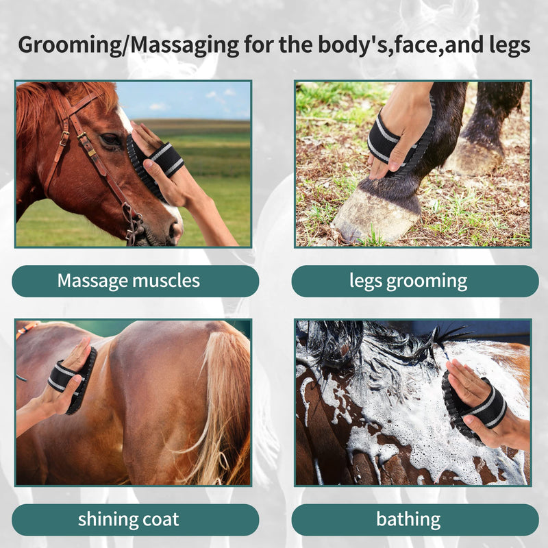 Curry Comb for Horses - Metal Horse Brushes for Grooming Dog Bath Brush Shedding Pets - BeesActive Australia