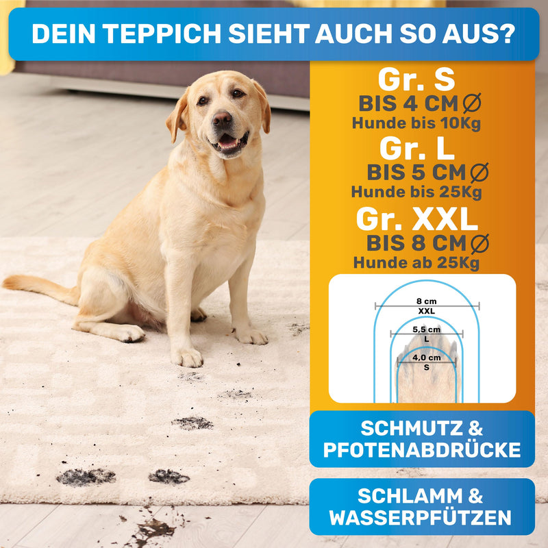 BluePet Paw Cleaner for Dogs | Removes dirt and grime from dog paws | Includes microfiber towel | PfotenBlitz Size XXL Size XXL (from 25kg) - BeesActive Australia
