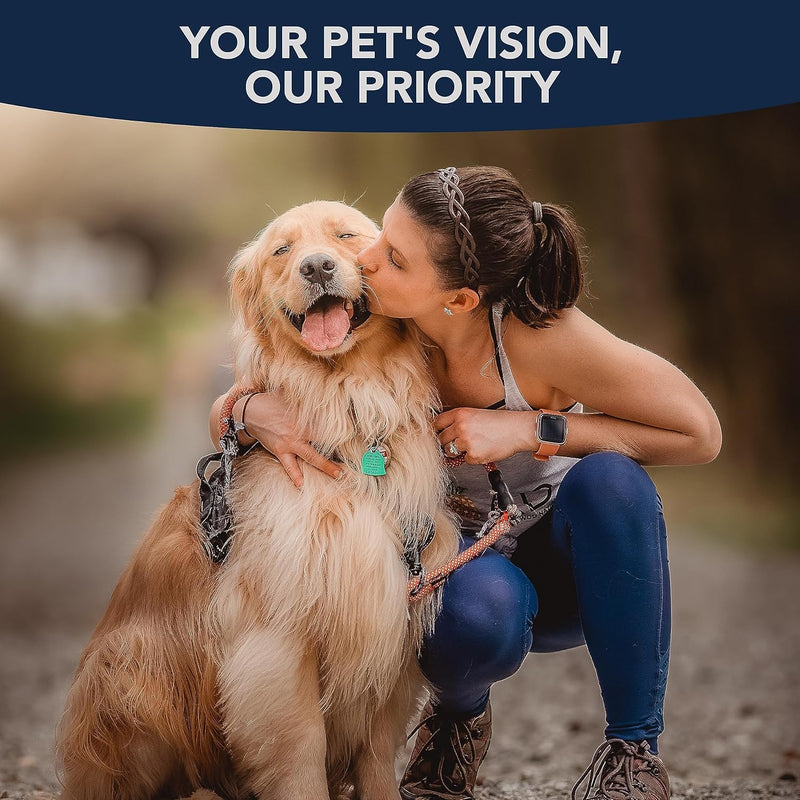 NOVEHA Pet Gel Eye Drops with 0.3% Viscoadaptive Hyaluronan | Eye Solution for Severe Dry Eyes - Long Lasting Hydration, Reduces Nuisance, Swelling & Dryness - Eye Lube for Dog and Cats (2PK - 2x10mL) 2 Pack