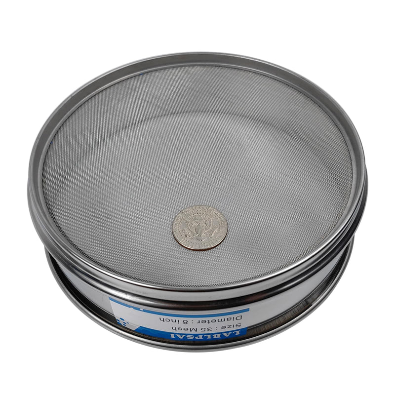 35 Mesh Lab Sieves 8" Diameter 304 Stainless Steel Wire Cloth Test Sieve for Industrial Laboratory Home 35 mesh - BeesActive Australia