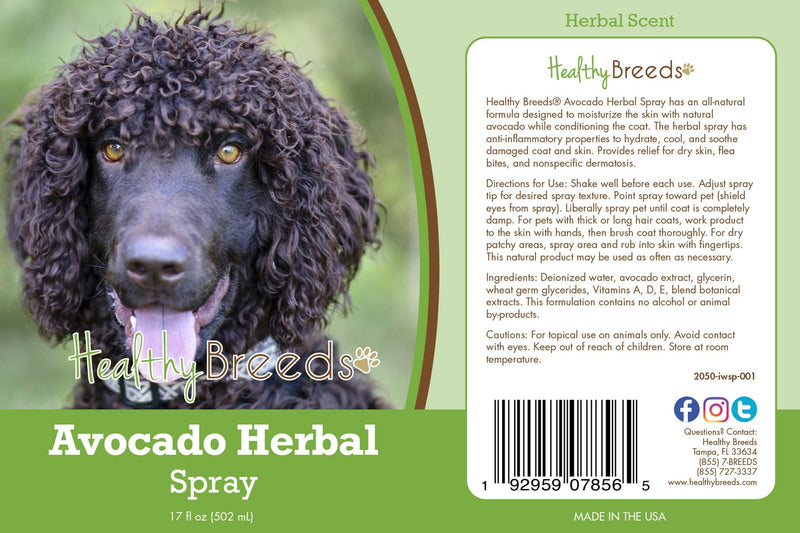 Healthy Breeds Irish Water Spaniel Avocado Herbal Spray 17 oz